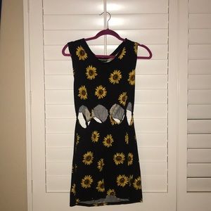 Mini sunflower dress